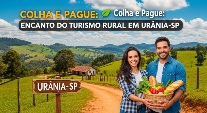 Colha e Pague Turismo Rural Encanta em Urânia, SP